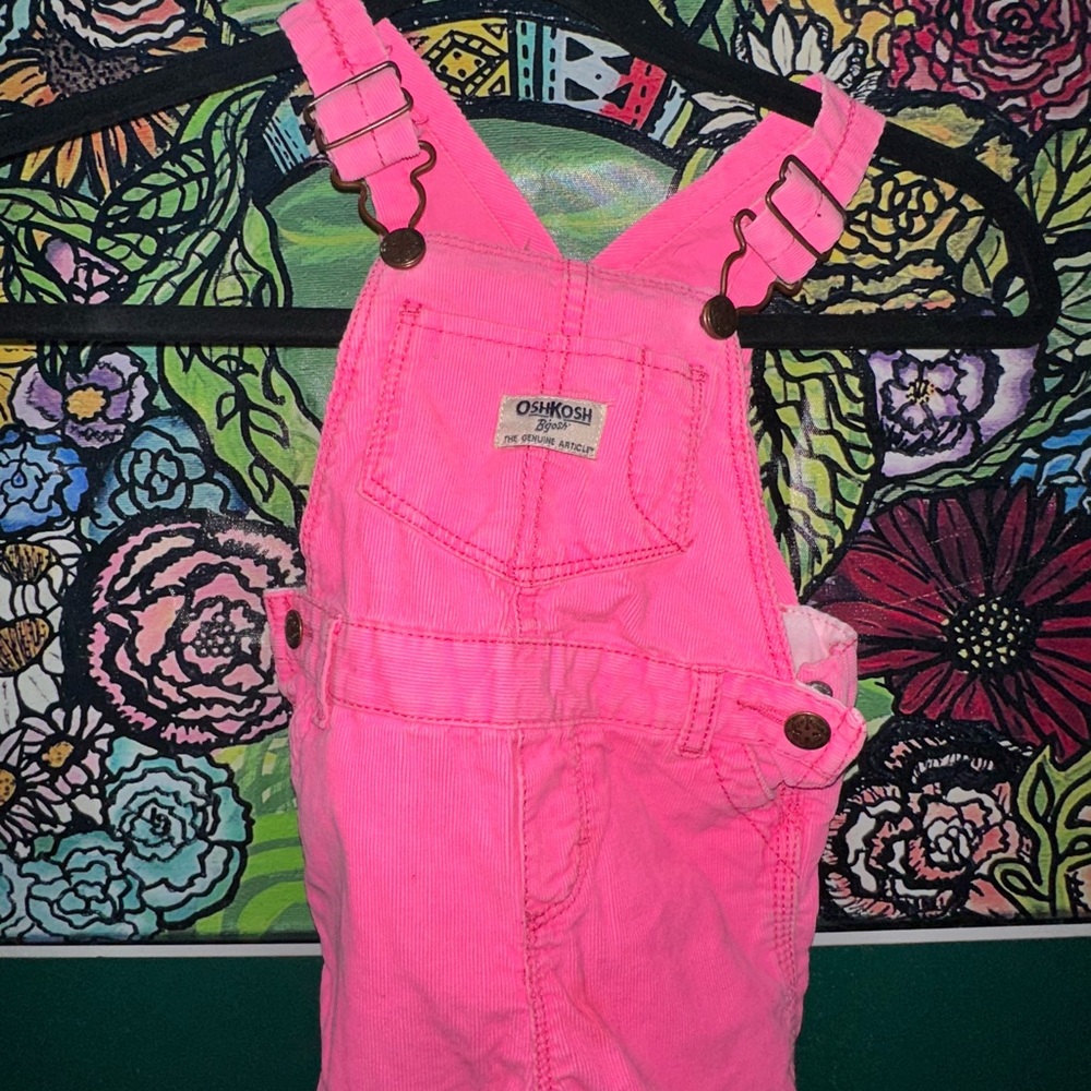 OshKosh B'gosh Pink Overalls Classic Design